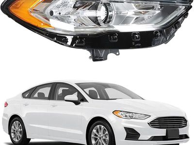 2017-2019 Ford Fusion Passenger/Left Halogen DRL Projector Headlight Assembly