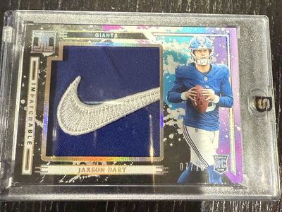 Jaxson Dart Rookie Nike Swoosh Patch #7/10