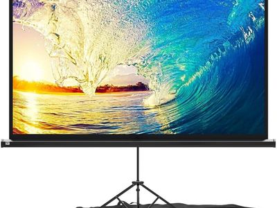 PropVue 84" Projector Screen with Stand