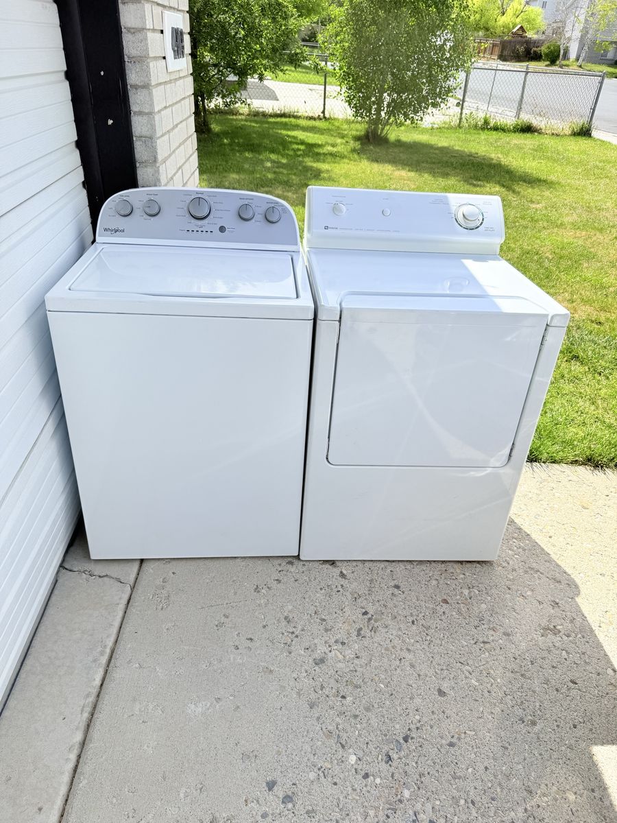 Washer and electric dryer