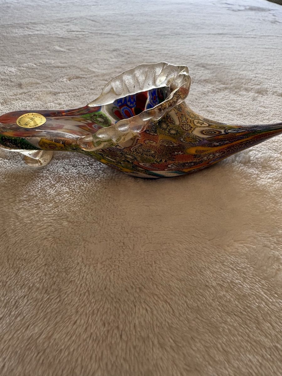 Vintage Murano Cinderella glass slipper