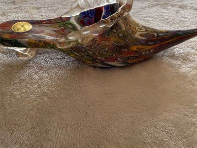 Vintage Murano Cinderella glass slipper