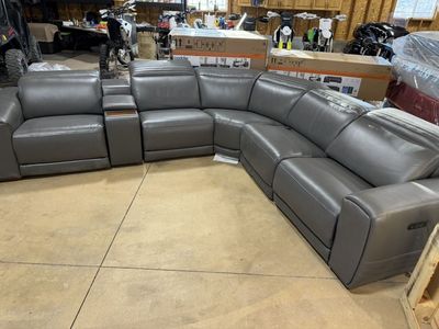 Karson leather Sectional