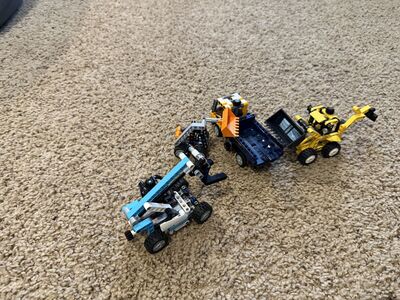 Lego technic construction vehicles.