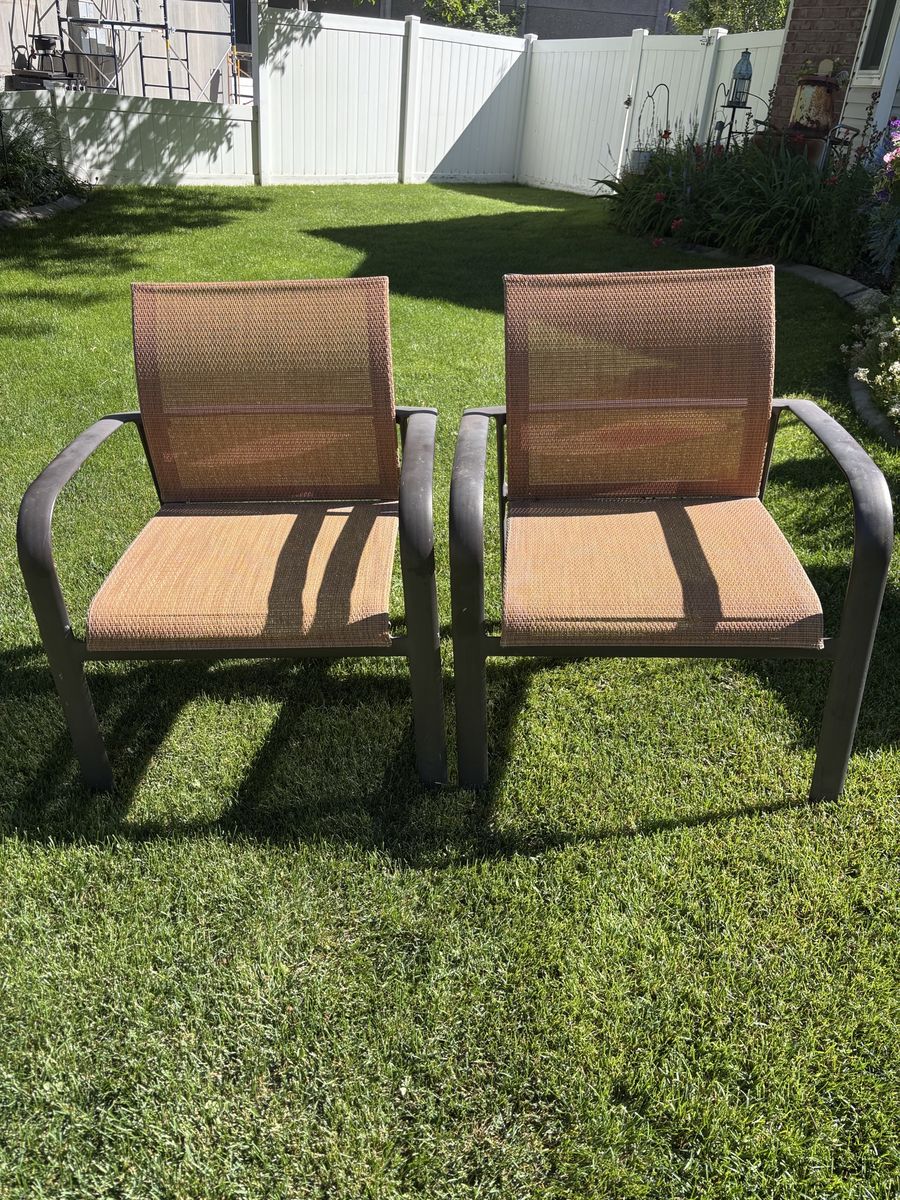 Pair Of Patio Chairs Excellent Condition
