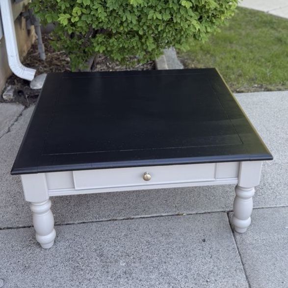 Heavy Wood Refinished coffee or kids table