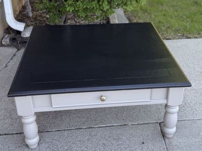 Heavy Wood Refinished coffee or kids table