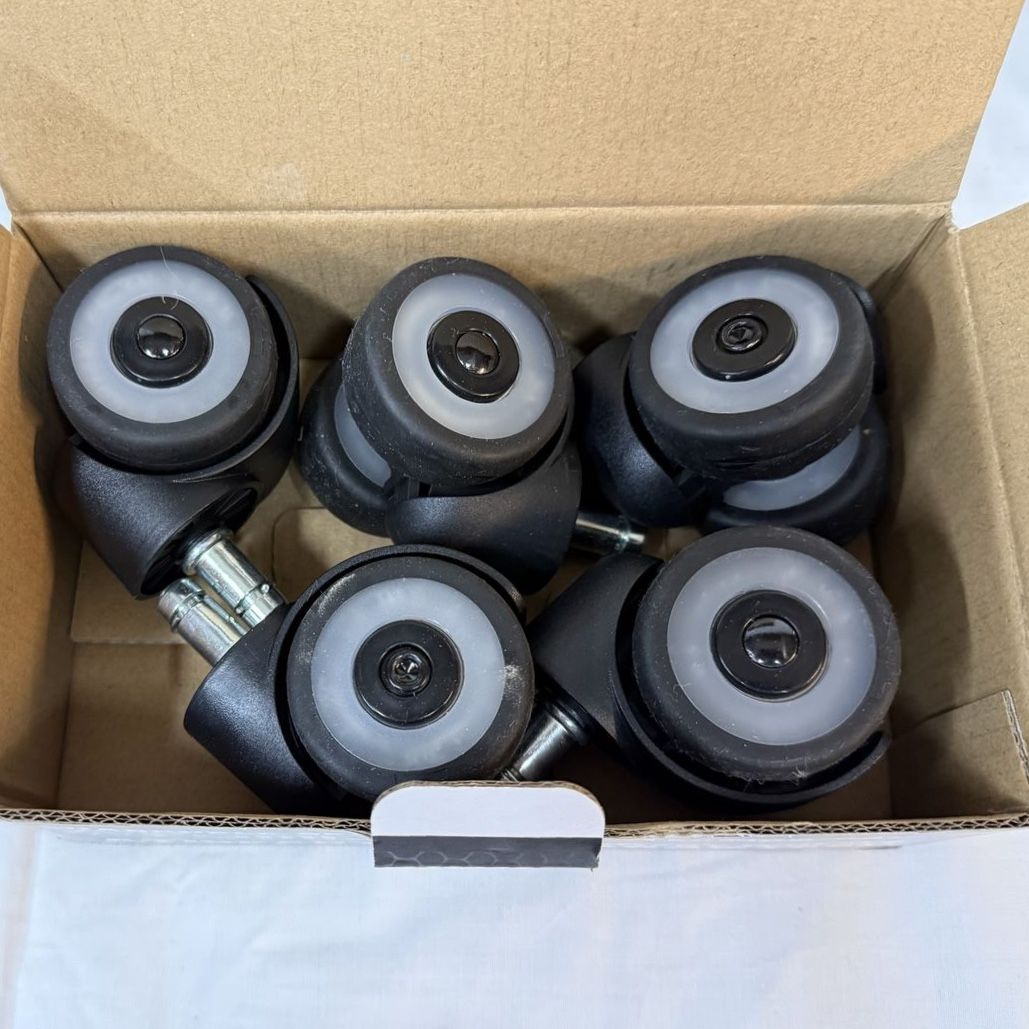 Office Chair Caster Wheels 2” Set of 5 Heavy Duty