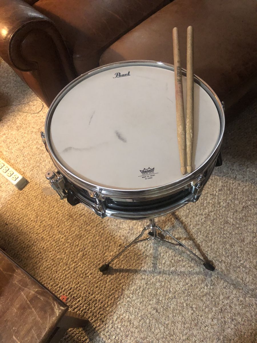 Pearl Snare EKW1355 w/Rolling Bag, Stand, Instruction Books