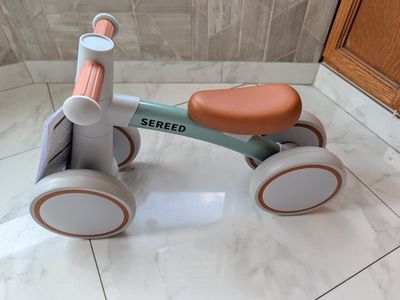 SEREED Baby Balance Bike for Toddlers 1-2 Years - Green/Brown