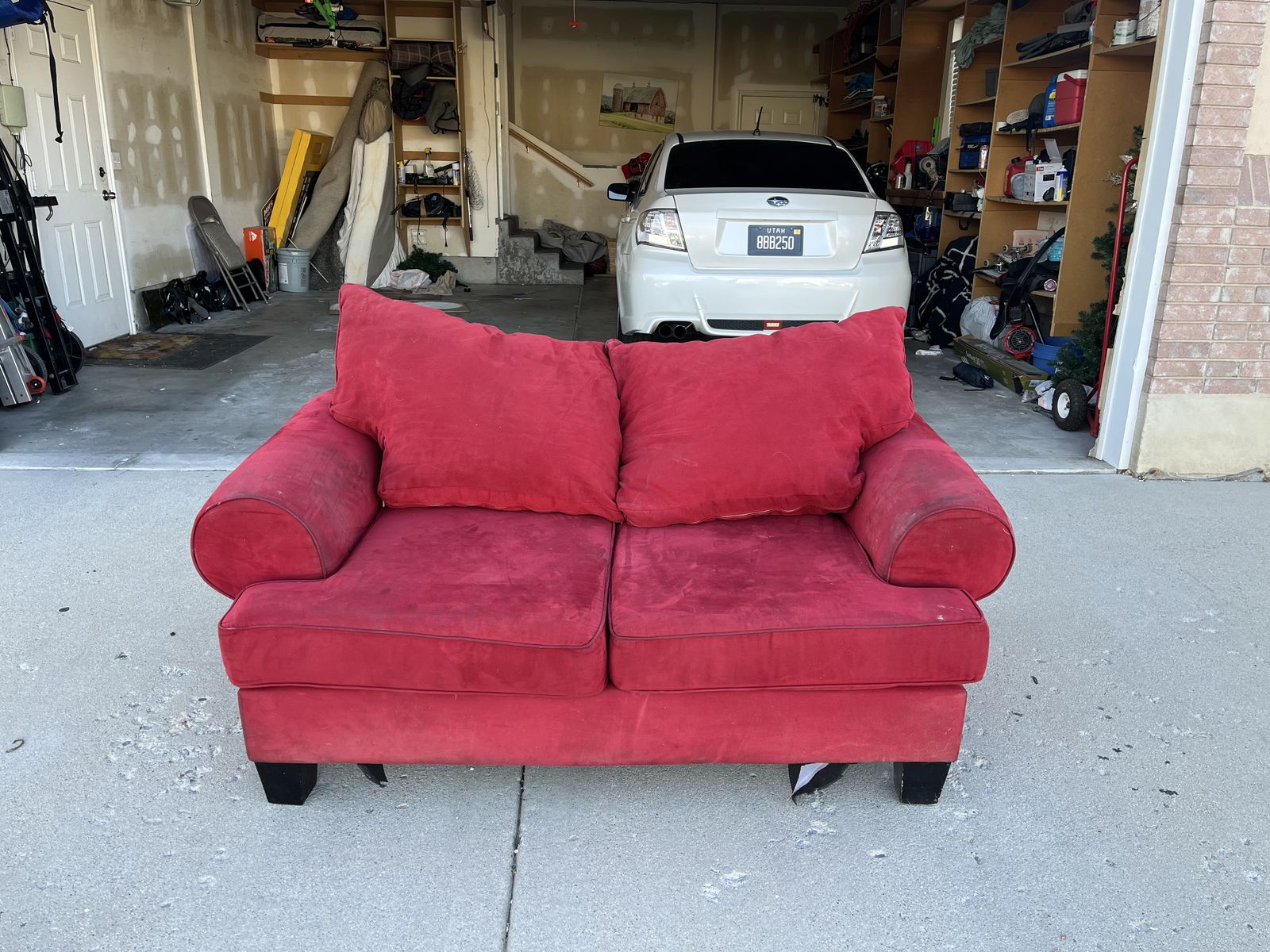 Free Red Couch
