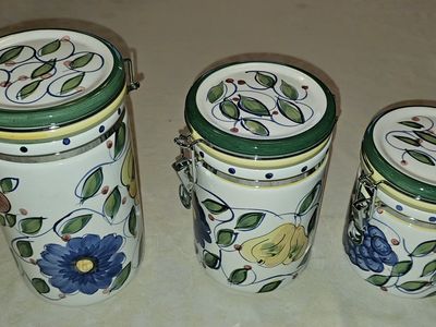 Ceramic Canisters 3 Zrike Algarve