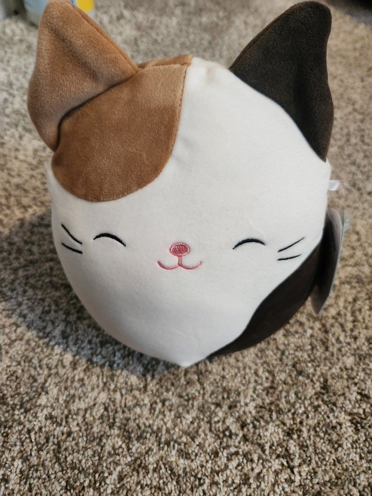 Squishmallows Cam the Calico Cat Plush Stuffed Animal with Tags - 8 Inch