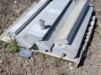 4 Foot Concrete Parking Bumpers Car Stops Curb Blocks Wheel Stops