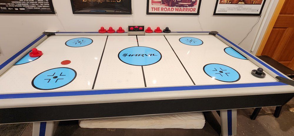 Harvil Air Hockey Table with Digital Scoreboard