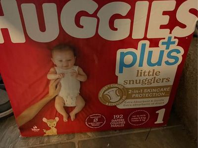 Size one Huggies