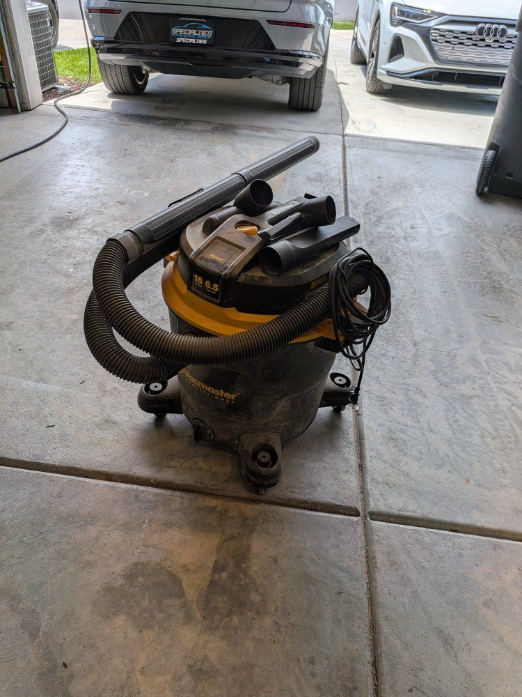 Vacmaster Professional Beast 16 Gallon 6.5 Peak HP Wet/Dry Shop Vacuum with Attachments