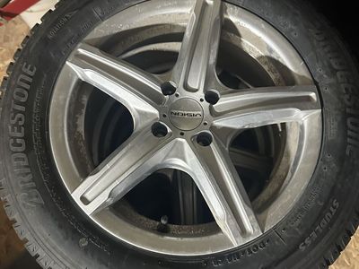 Bridgestone Blizzak WS90 195/60R15 Tires with Vision Wheels Set of 4
