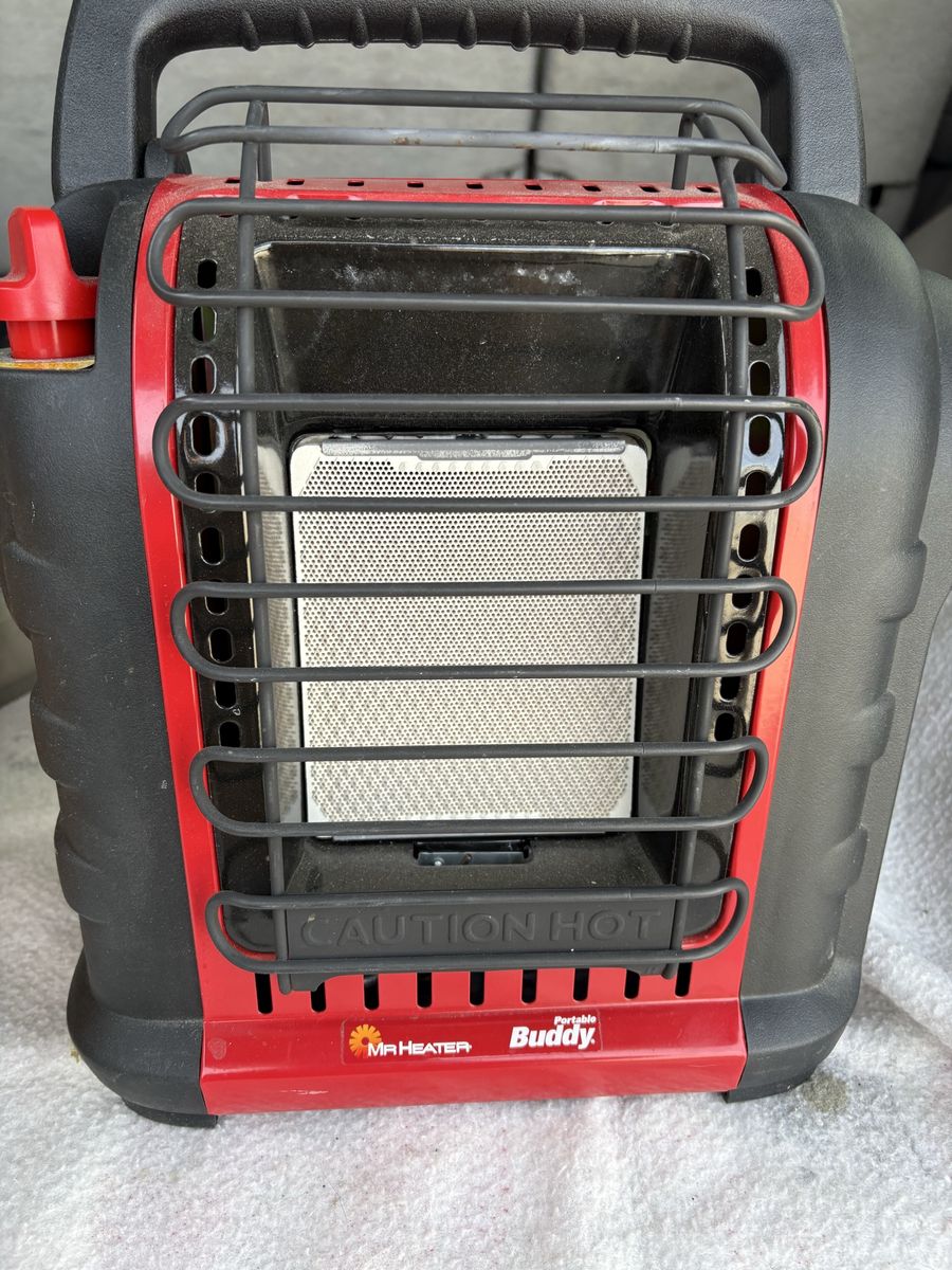 Mr. Heater Buddy Portable Radiant Propane Heater - Compact Outdoor & Emergency Use