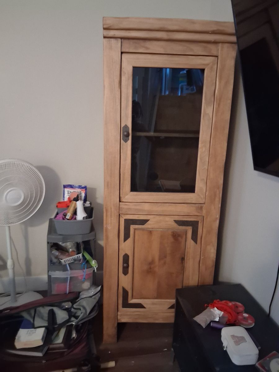 Corner Real Wood Cabinets