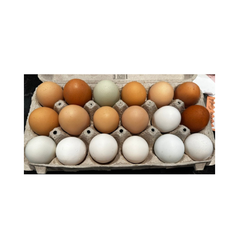 Fresh Eggs from the Happiest Little Hen House in Hooper Utah 18 count