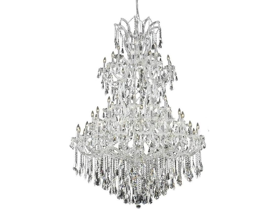 Elegant Lighting Royal Cut Crystal Chandelier - 61-Light Maria Theresa Style