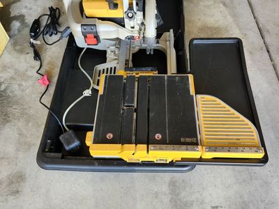 Dewalt wet tile saw