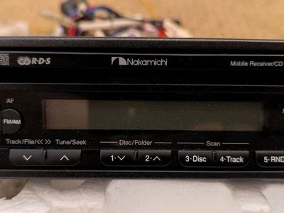 Brand-new Nakamichi CD500, a rare display model, sold as-is.