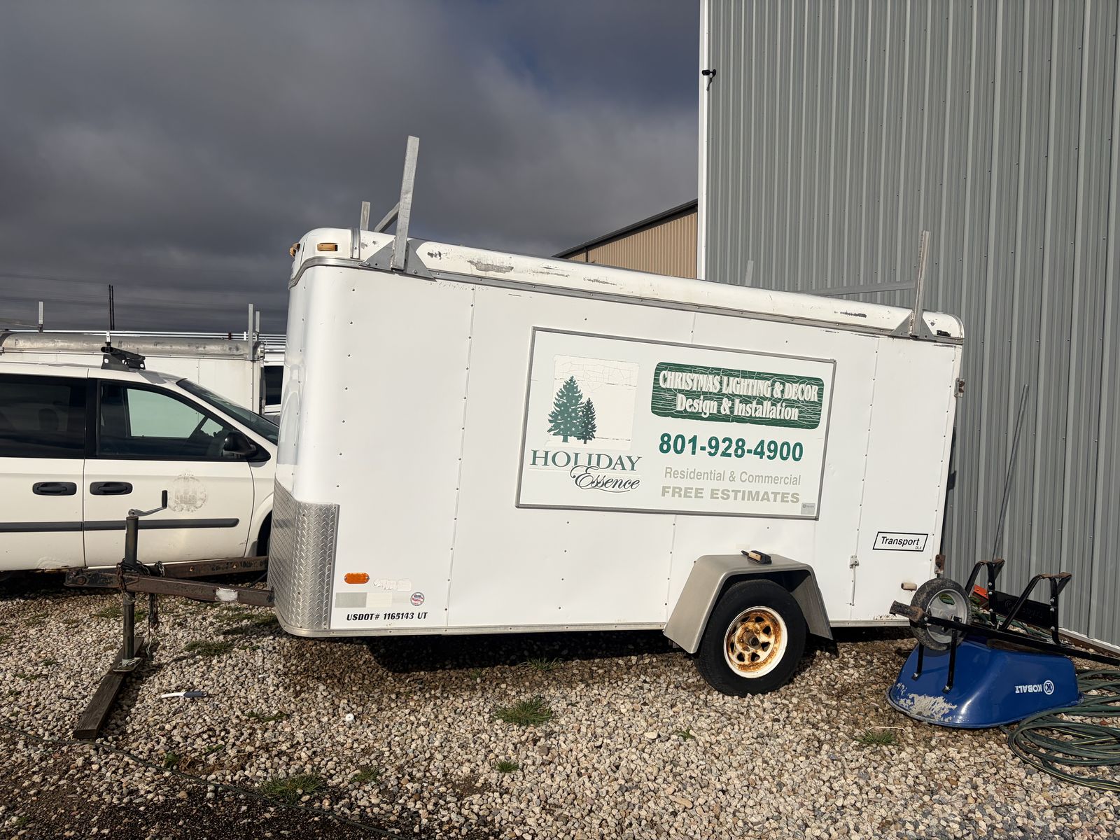 2002 6x12 Haulmark Enclosed Trailer