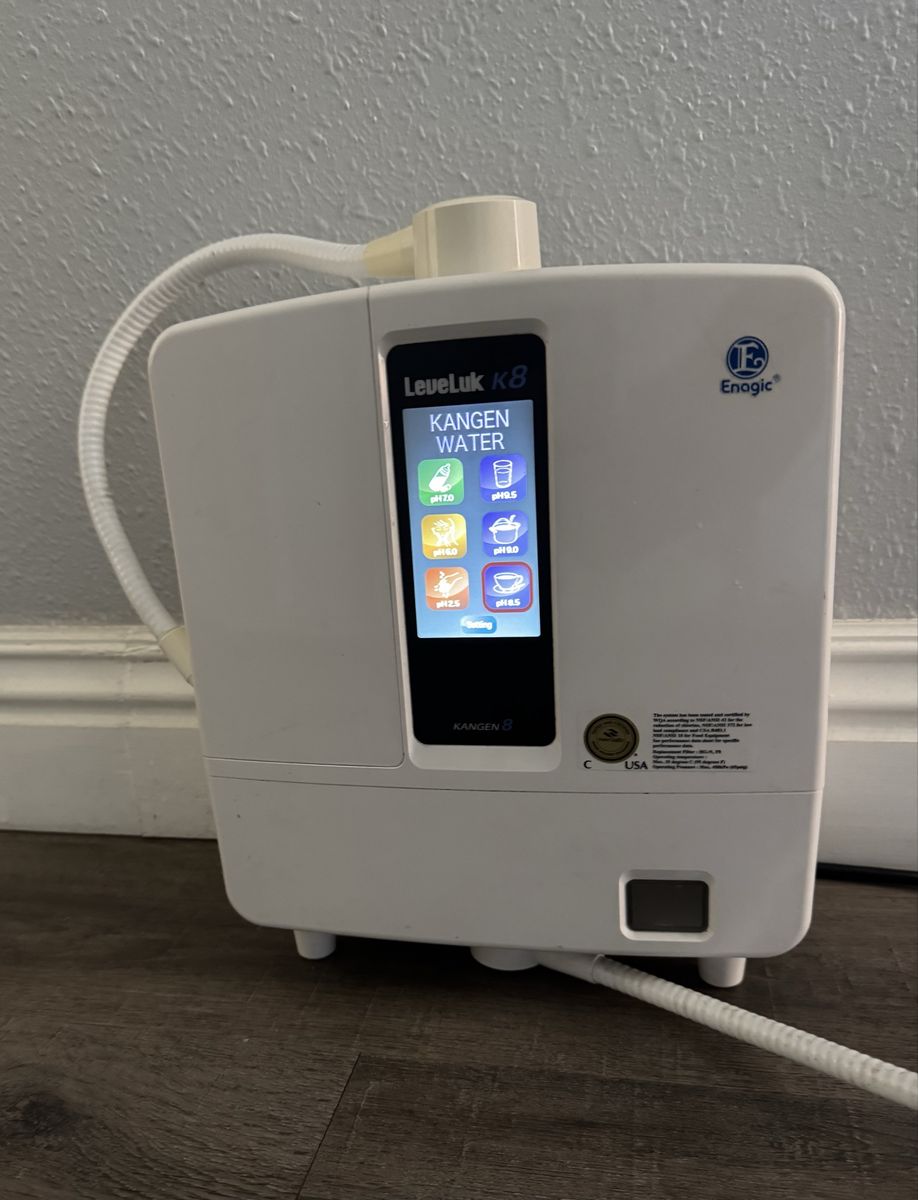 Enagic K8 Kangen Water Ionizer + Faucet Kit — $900 (Save Big vs. New)