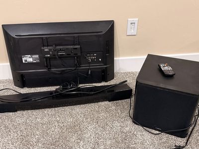 Yamaha soundbar/sub + LG HD TV