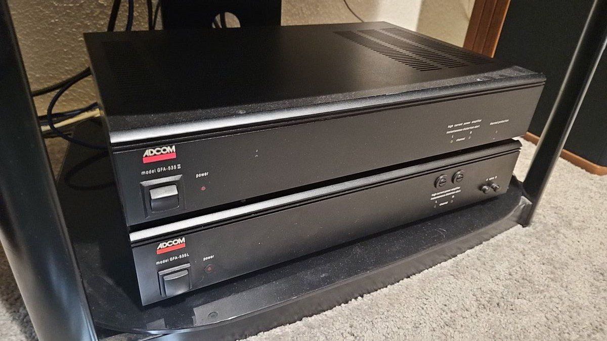Two Adcom GFA-535's