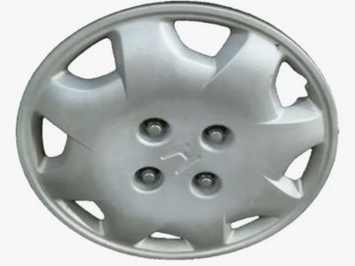 Used Set of 4 Honda Civic OEM 14” Wheel Hubcap - Silver, 4-Lug Bolt Pattern - Minor Scuffs