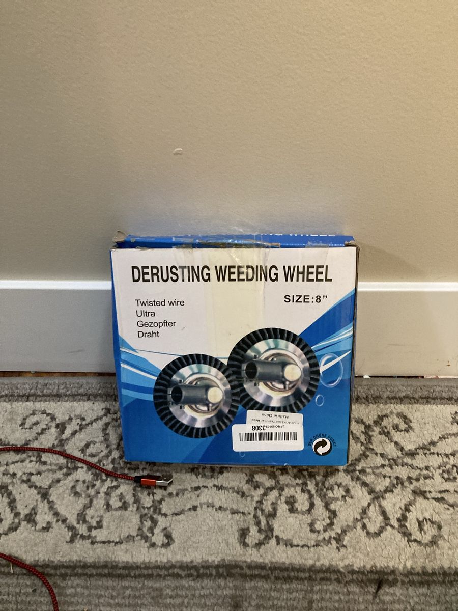 8" Derusting Weeding Wheel - Twisted Wire Brush for Trimmers