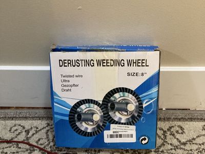 8" Derusting Weeding Wheel - Twisted Wire Brush for Trimmers