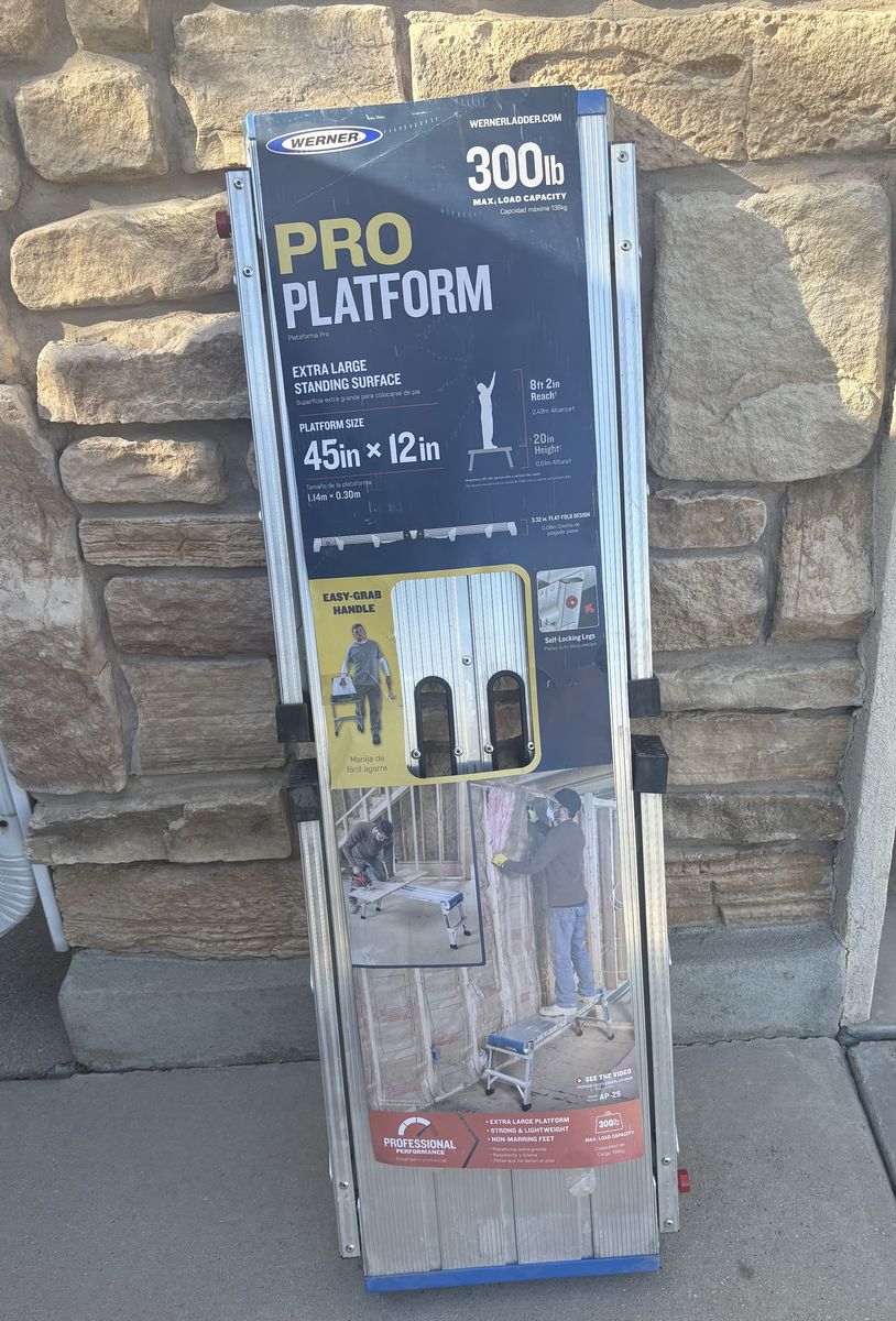 NEW WERNER Aluminum Pro Work Platform