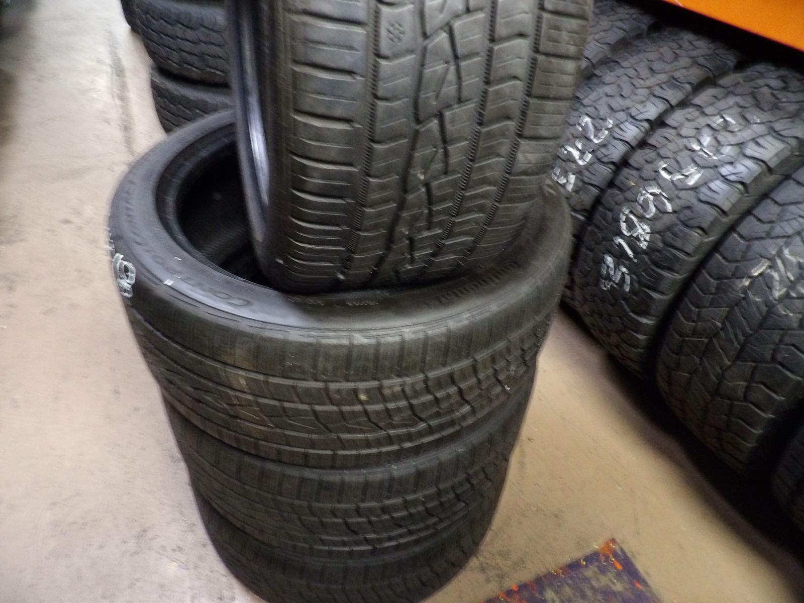 245/40R18 CONTINENTAL CONTROL CONTACT SPORT SET OF USED TIRES