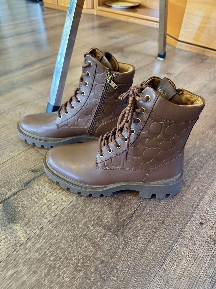 Coach leather boots size 7.5