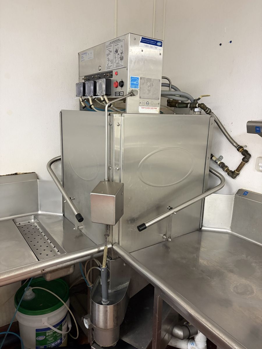 AMERIC/N DISH SERVICE AF-ES Commercial Dishwasher - NSF Certified, Stainless Steel