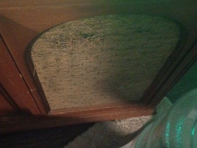vintage record player radio console