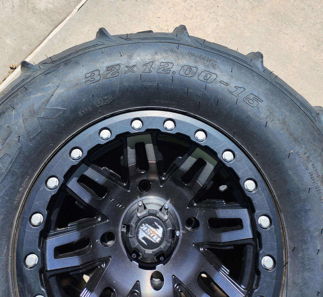 Sand Lite Tires w/Tusk Uinta Beadlock Wheels - FULL SET