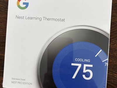 Google Nest Learning Thermostat - Stainless Steel - NEST PRO EDITION - Smart Home Control