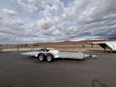 2026 Aluma 9.9K Tandem Axle Heavy Tilt Utility Tra