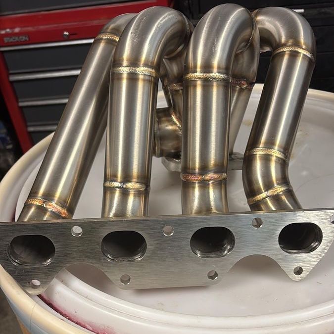 D16 top mount turbo manifold