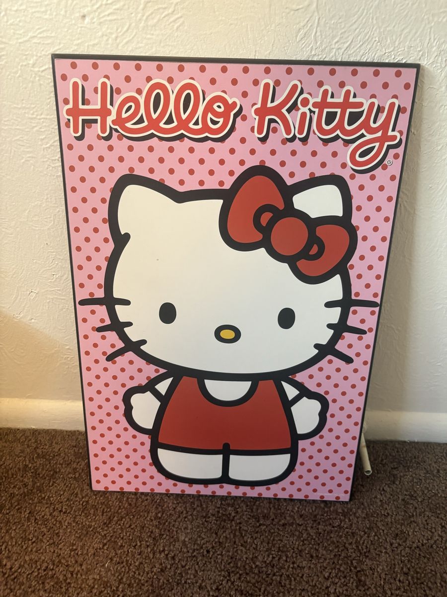 Hello kitty wall decor