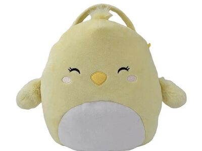 Like-New Original Squishmallows 10" Chick Basket