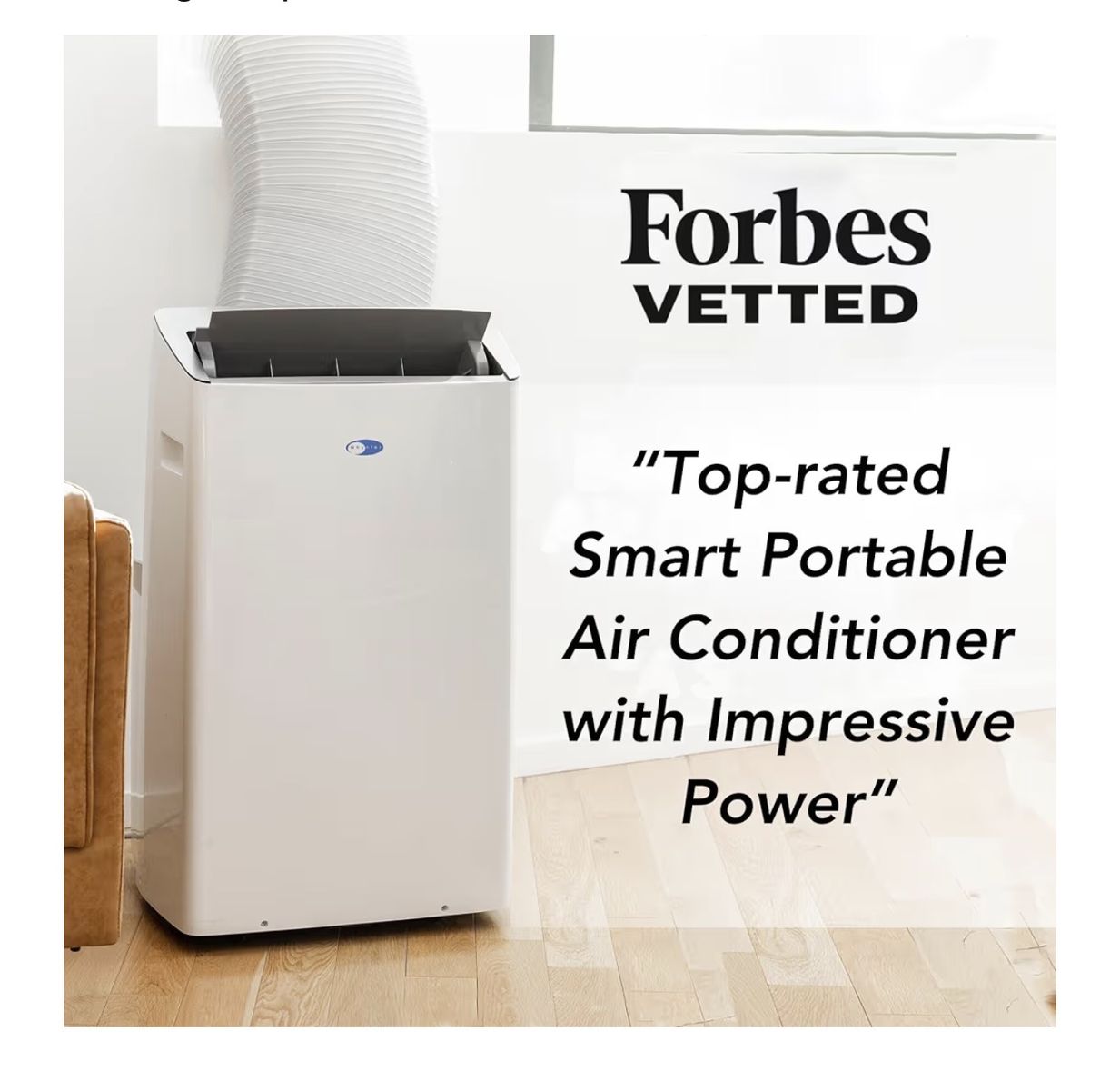 Whynter Portable AC Air Conditioner Inverter 14000 BTU Smart Wi-Fi AC Unit