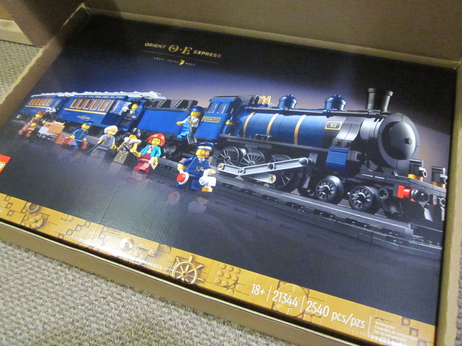 Lego 21344 Ideas Orient Express Train New Sealed