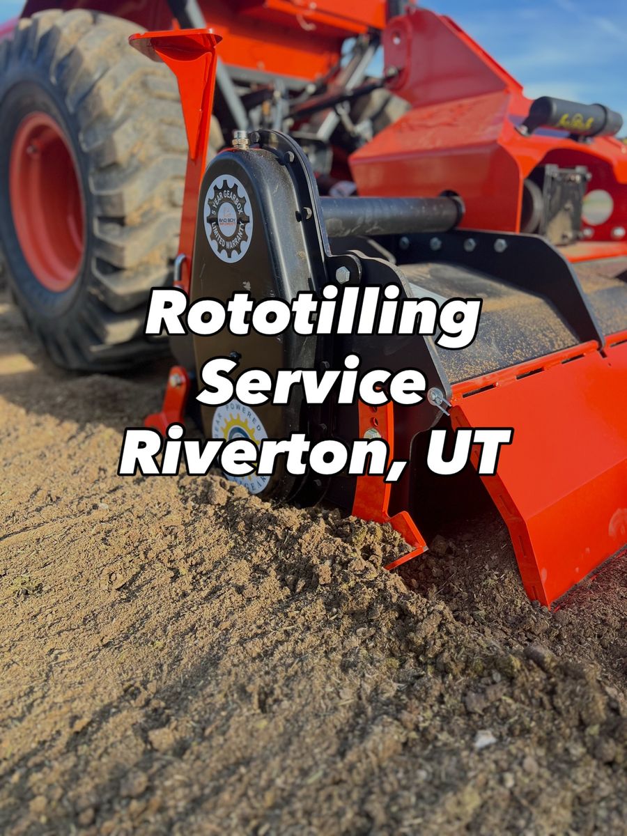 Tractor Roto-Tilling, Grading & Material Hauling