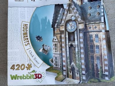 Harry Potter Hogwarts Clock Tower Wrebbit 3D Puzzle 420 Pieces